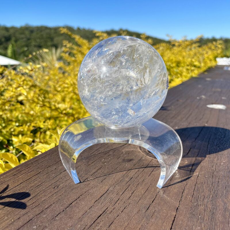 This is Absolutely Stunning Clear Quartz Sphere 1.2kg