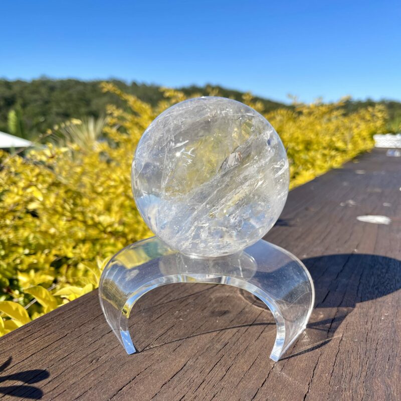 This is Absolutely Stunning Clear Quartz Sphere 1.2kg