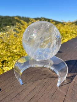 This is Absolutely Stunning Clear Quartz Sphere 1.2kg