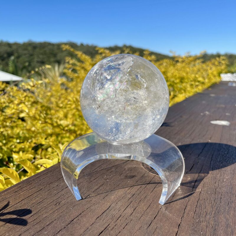 This is Absolutely Stunning Clear Quartz Sphere 1.2kg