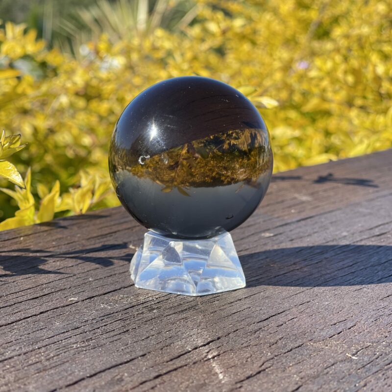 This is Flawless Clear Smoky Dark Sphere 59mm