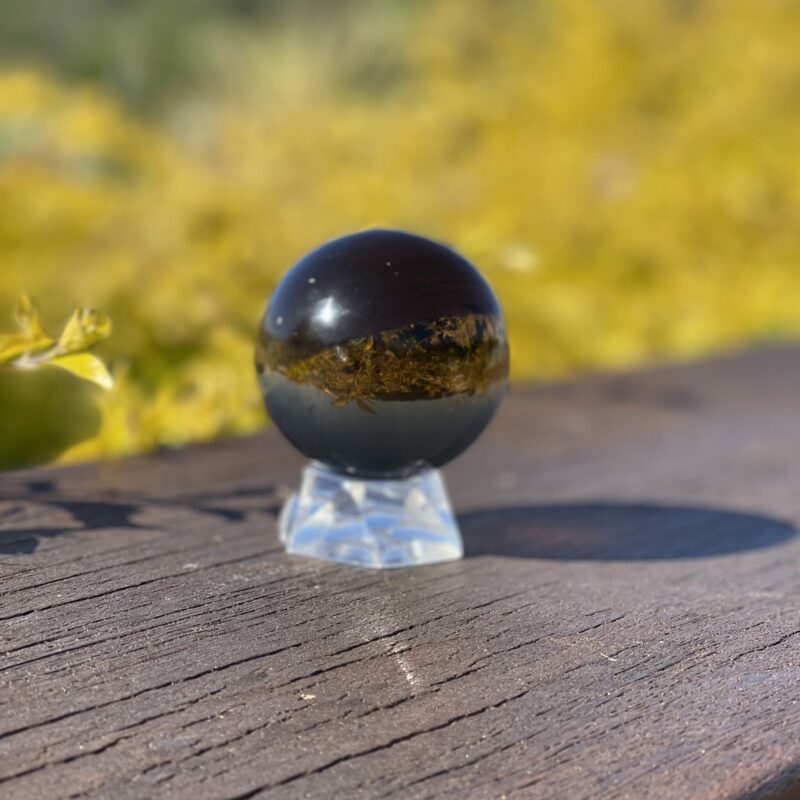 This is Flawless Clear Smoky Dark Sphere 59mm