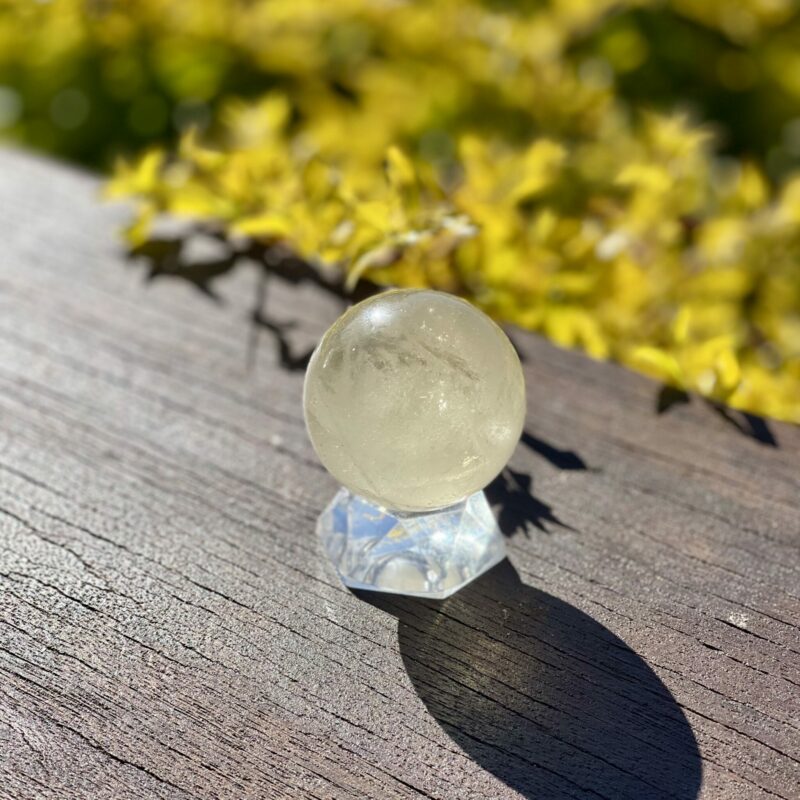 This is gorgeous Light Abundance Citrine Sphere (51mm)