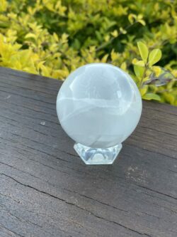 This isSelenite Sphere of Purity 68 mm