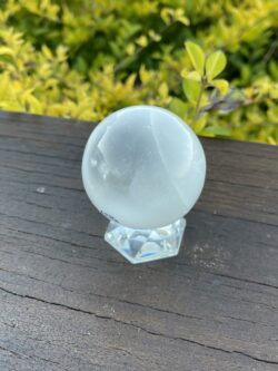 This is Selenite Clarity Sphere 59mm