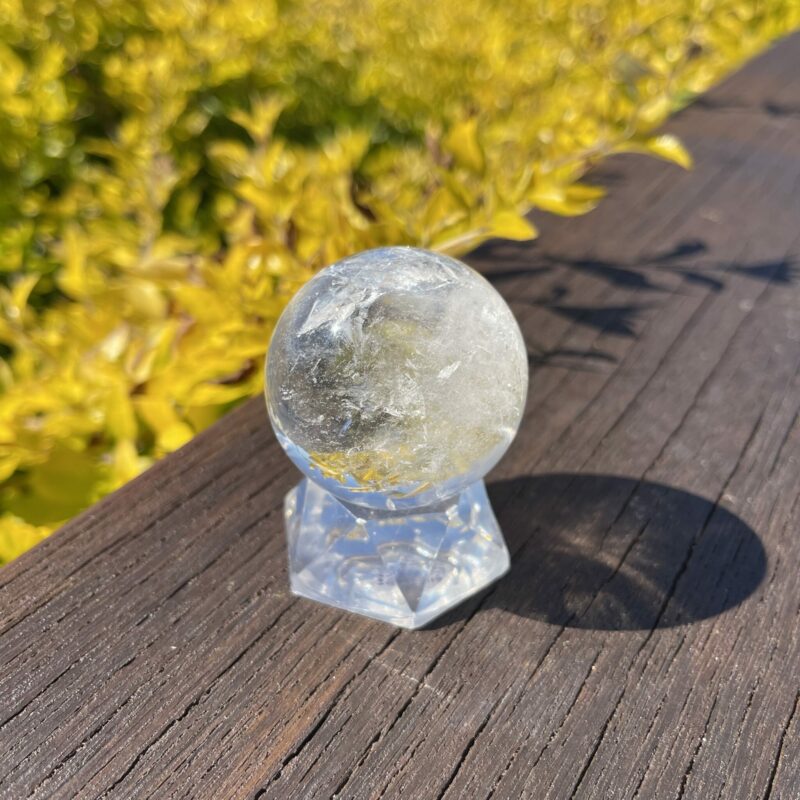 This is Clear Mystical Quartz Sphere 44mm