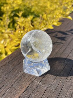 This is Clear Mystical Quartz Sphere 44mm