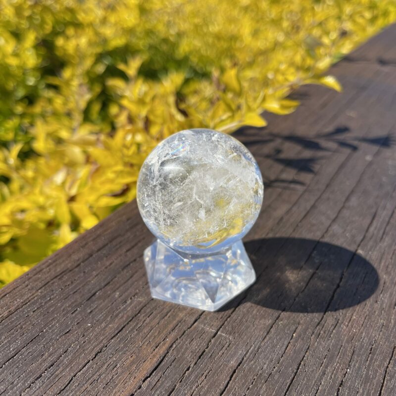 This is Clear Mystical Quartz Sphere 44mm