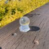 This is Grey Phantom Clear Quartz Sphere 4cm