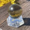 This is Soothing Small Clear Smoky Sphere