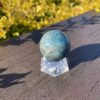 This is Deep Blue Apatite Sphere 41mm