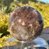 This is Large Hematoid Quartz Sphere of Fire 1kg