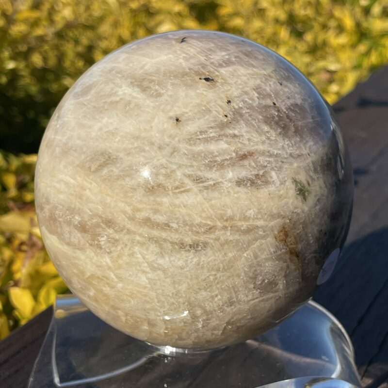 This is Dreamy Moonstone XL Sphere 1.63kg