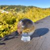 This is Stunning Large Smoky Quartz Sphere with Mother Earth Inclusion