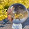 This is Stunning Large Smoky Quartz Sphere with Mother Earth Inclusion