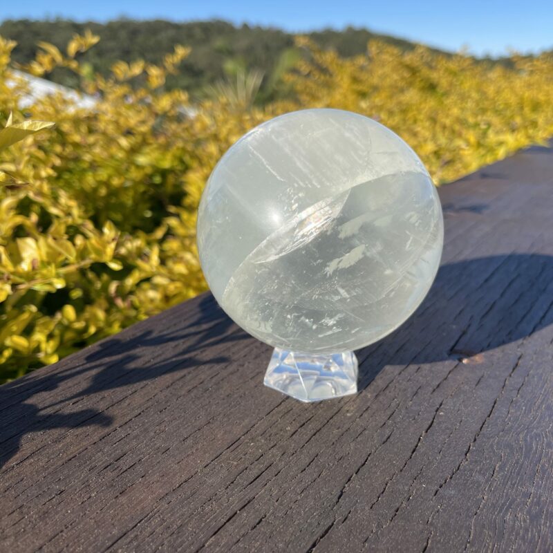 This is XXL White Calcite Sphere of White Magic