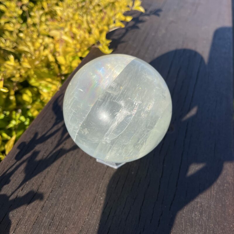 This is XXL White Calcite Sphere of White Magic