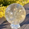 This is Absolutely Stunning Rare Natural Citrine XL Clear Sphere