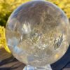 This is Absolutely Stunning Rare Natural Citrine XL Clear Sphere