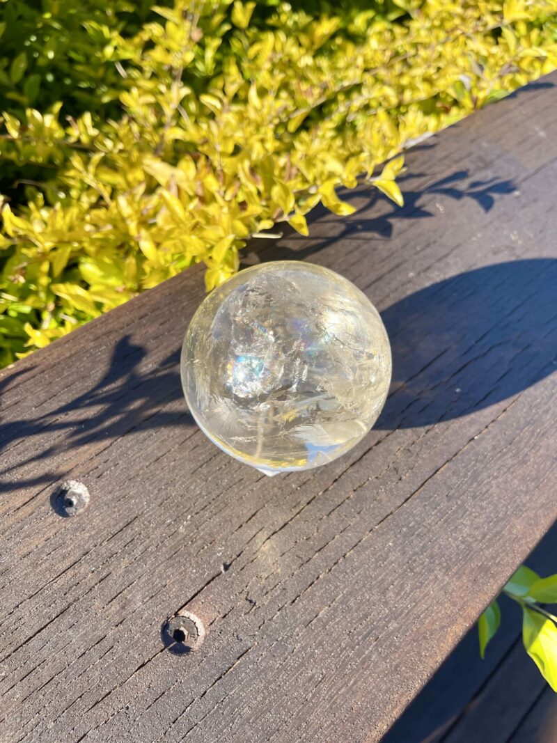 This is Absolutely Stunning Rare Natural Citrine XL Clear Sphere