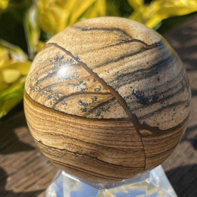 This is Artistic Medium Picture Jasper Sphere 5cm