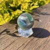 This is Rainbow Fluorite Magical Medium Sphere 44mm