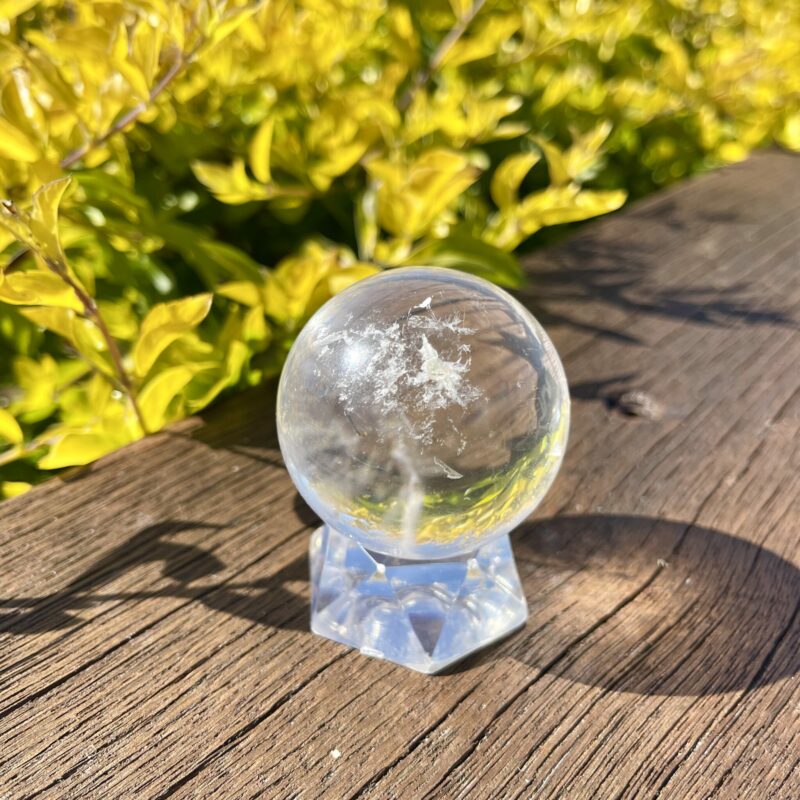 This is AAA Clear Quartz Sphere 5cm