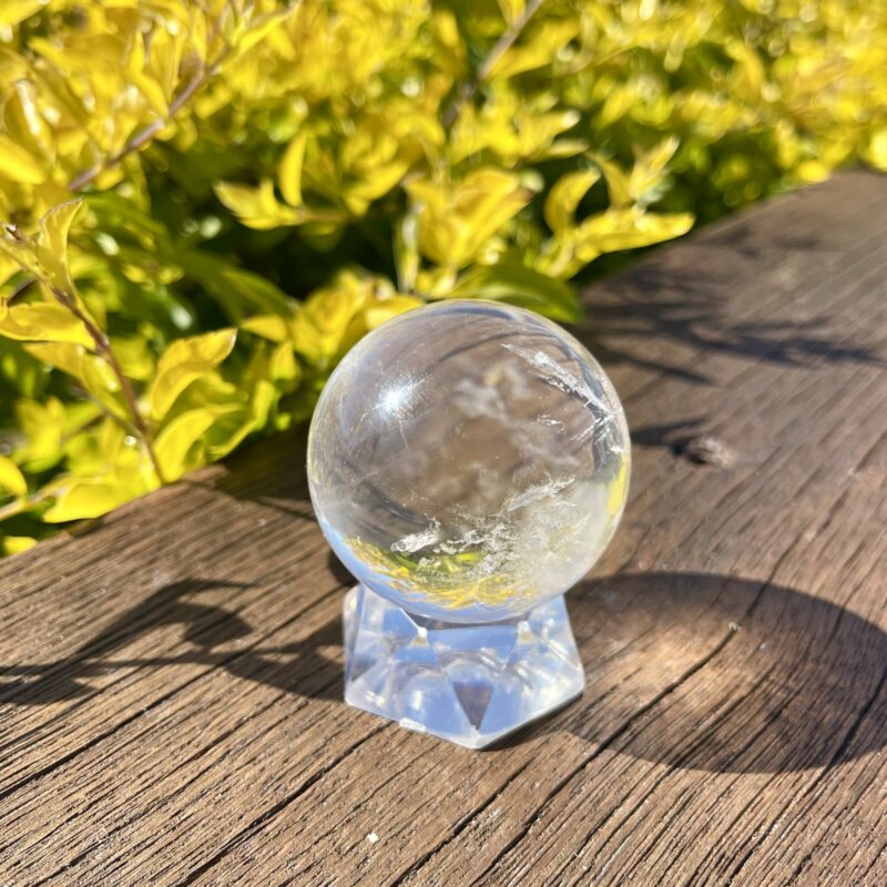 This is AAA Clear Quartz Sphere 5cm