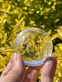 This is AAA Clear Quartz Sphere 5cm