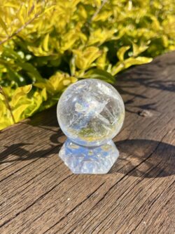 This is Rainbow Home Clear Quartz Sphere 46mm