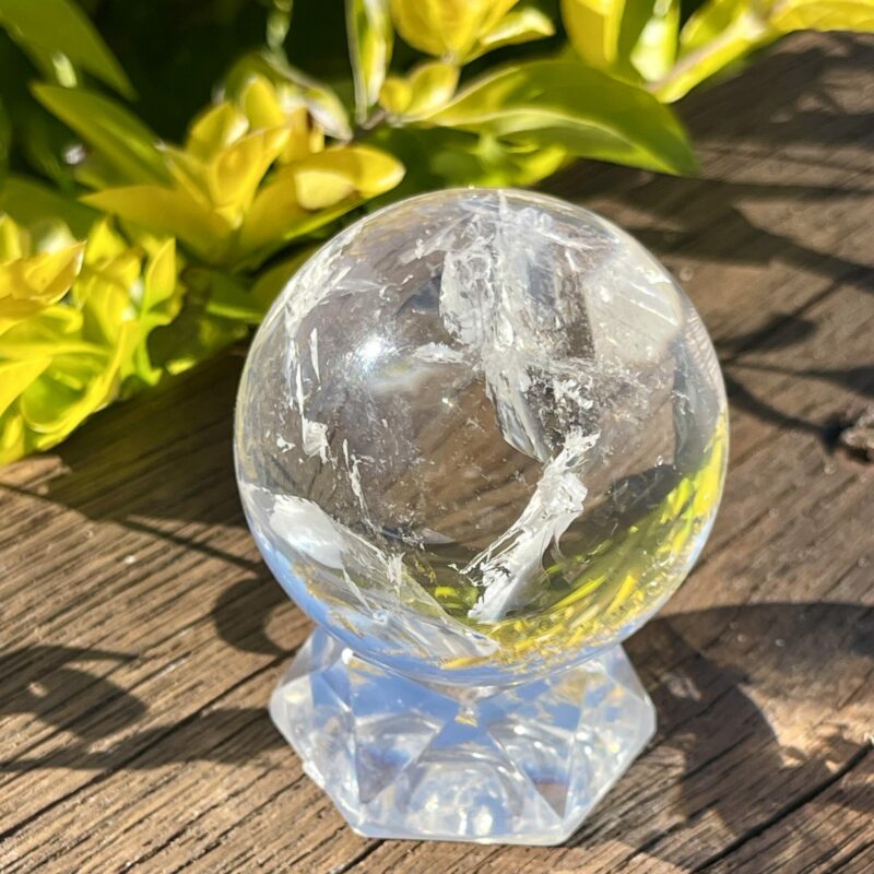 This is Miracle Clear Quartz Sphere 53mm