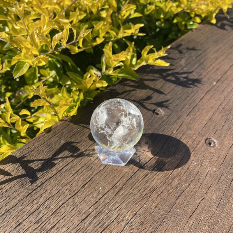 This is Miracle Clear Quartz Sphere 53mm