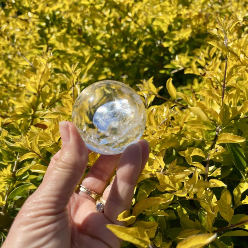 This is Miracle Clear Quartz Sphere 53mm