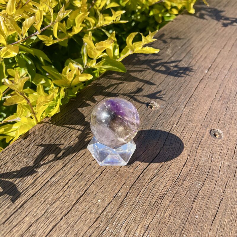 This is Stunning Smoky Amethyst Sphere 42mm