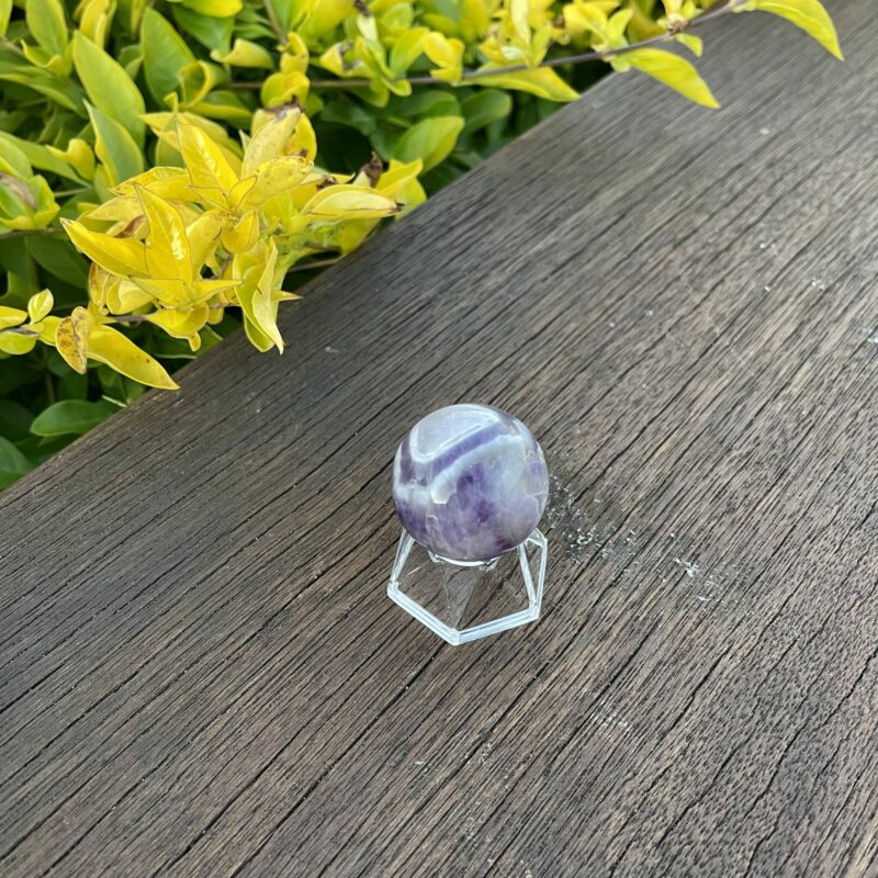 This is Chevron Amethyst Sphere 36mm