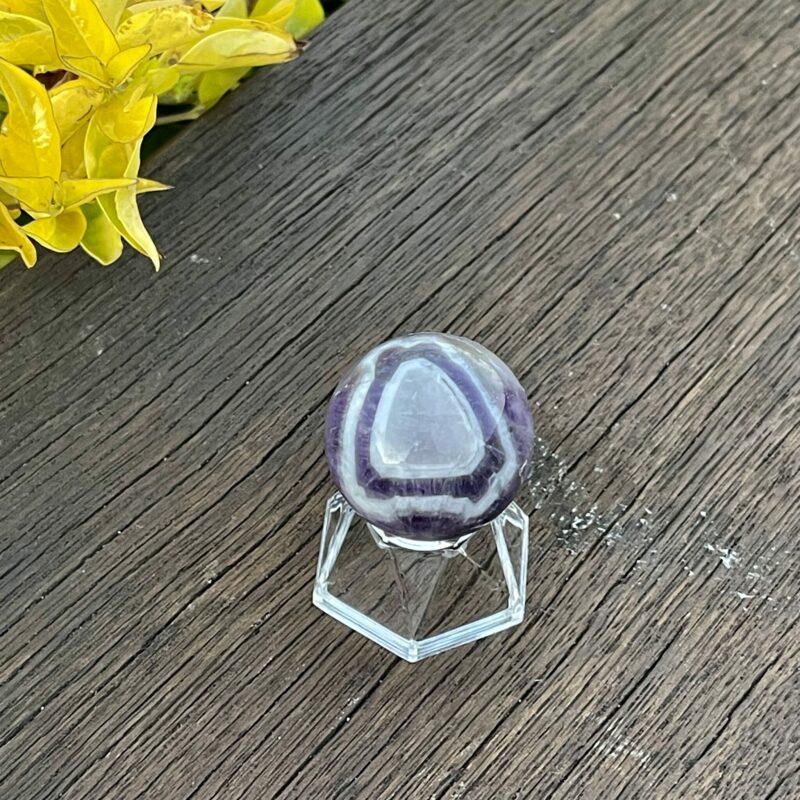 This is Chevron Amethyst Sphere 36mm