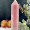 this is stunning rose quartz tower