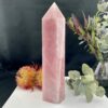 this is stunning rose quartz tower