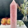 this is stunning rose quartz tower