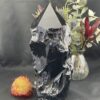 This is Black Obsidian Raw Tower - A Powerful Protector