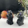 Black Obsidian Owl - A Silent Sentinel of Wisdom