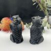 Black Obsidian Owl - A Silent Sentinel of Wisdom