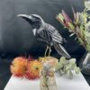 Majestic Black Obsidian Raven  - A Symbol of Mystery and Wisdom