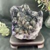 This is black amethyst galaxy cluster enhancing spiritual and emotional balance