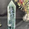 This is Dark Moss agate magical tower 1.8kg