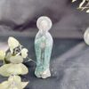 This is beautiful calming Moss Agate Statue of Mother Mary 15cm