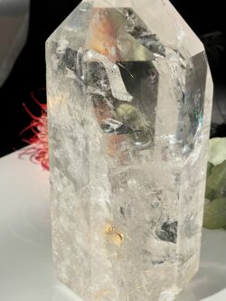 Clear Quartz Channelling Rainbow Tower - A Bridge to Higher Realms