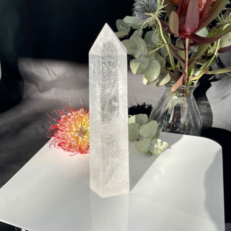 Rainbow Clear Quartz Generator 20cm