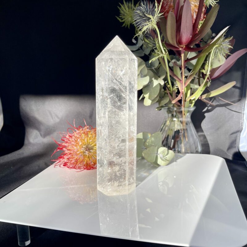 Rainbow Clear Quartz Generator 23cm