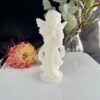 Natural White Jade Angel